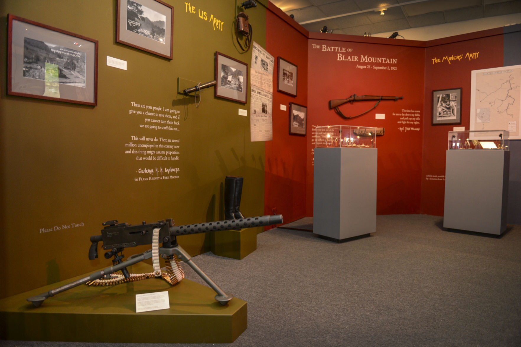 Mine Wars Museum guns display.jpg